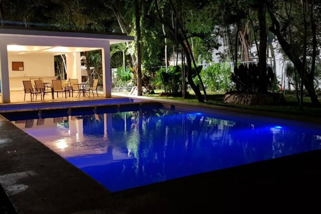 Villa La Casa Del Arbol -4Bed 3 Bath Puerto Morelos Exterior foto
